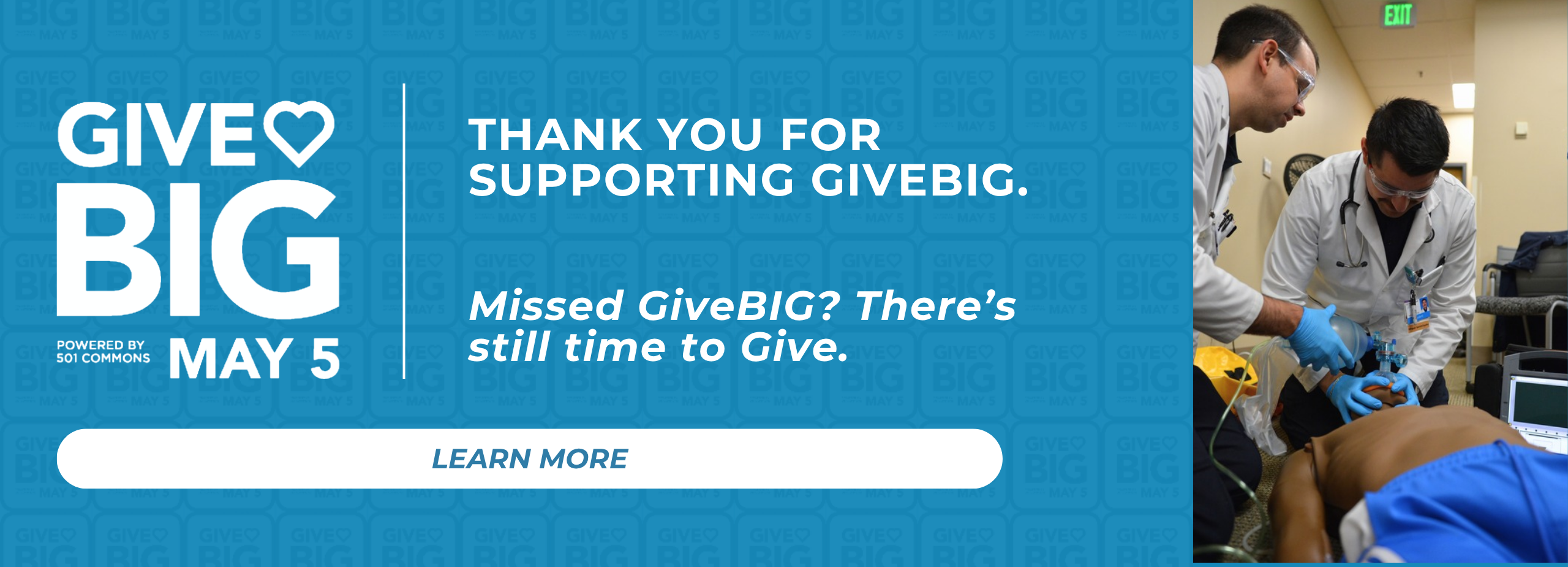 GiveBig Thank You banner